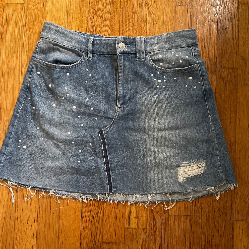 Guess denim mini skirt
